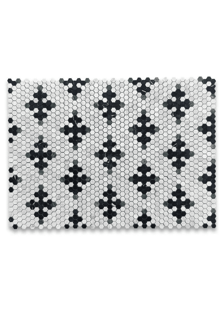 Square Mesh Mosaic Porcelain Tile-35