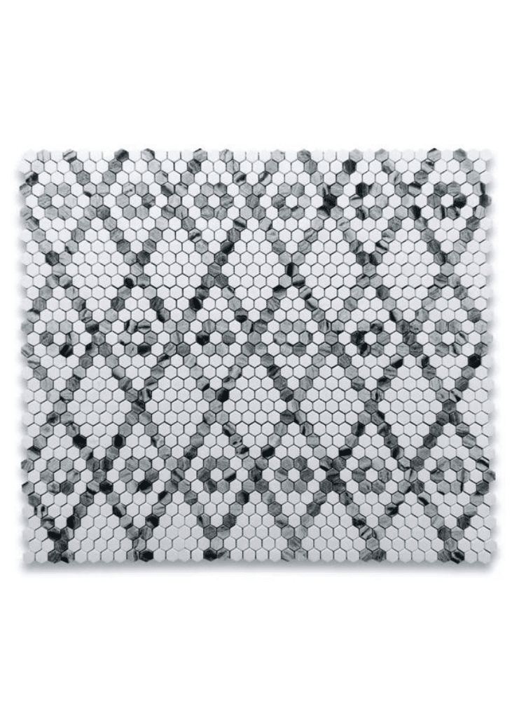 Square Mesh Mosaic Porcelain Tile-39