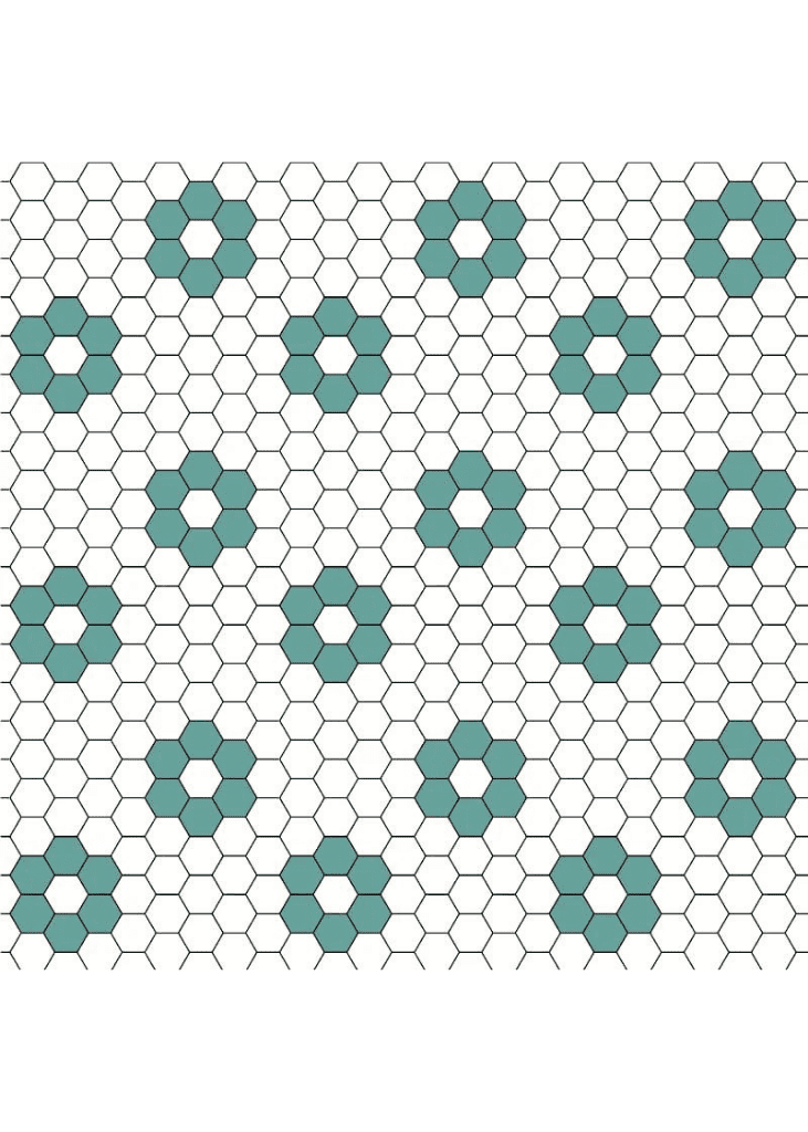 Square Mesh Mosaic Porcelain Tile-53