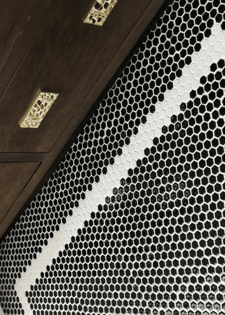 Square Mesh Mosaic Porcelain Tile-69